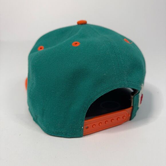 Vintage‎ Miami Dolphins New Era Collection 9fifty NFL Snapback Green - Picture 5 of 9